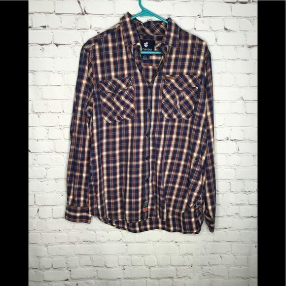ROCAWEAR‎ Button Up Shirt Mens Long Sleeve - Picture 1 of 15